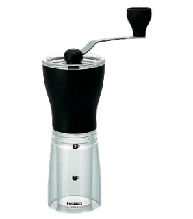 Mini mill slim plastic coffee grinder \ macinino manuale
