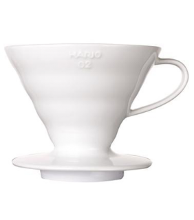 Coffee Dripper V60 02 Ceramic \ V60 ceramica bianca 2 tazze